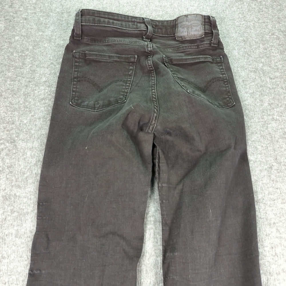 Levis‎ Jeans Womens 29 Black 726 Flare Stretch Casual Hippie Boho - Picture 14 of 16